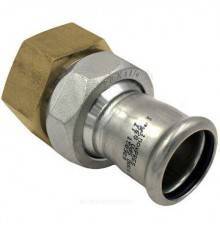 Муфта разъем нерж AISI316L Дн42х1 1/2" Ру16 пресс/ВР Inoxpres RM 184042003