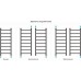 Сунержа Галант  Полотенцесушитель водяной 60x100h, цвет: без покрытия 00-0200-1060