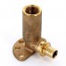 Водорозетка надвижная В латунная REHAU 16 x 1/2" h=70 мм бронза RAUTITAN RX