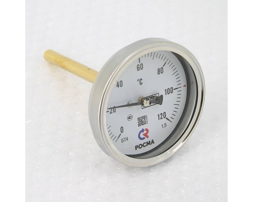 Термометр Росма БТ- 41.211 80/100 (1/2", 0-120'С, 1,5)