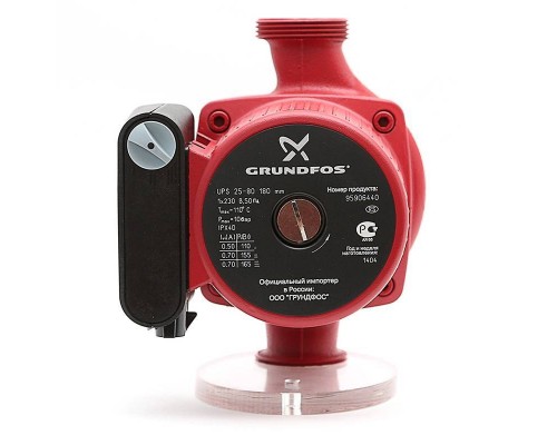 Насос циркуляционный Grundfos UPS 25-80 с гайками