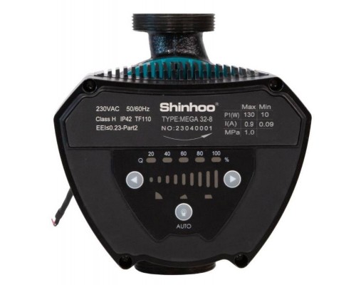 Насос циркуляционный ээ Shinhoo MEGA 40-6F, фланцевый 220В