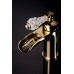 Boheme Vogue Crystal Смеситель для раковины, цвет: золото глянцевое 211-CRST