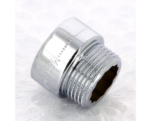 Удлинитель НВ хромированный UNI-FITT 3/4"x15мм Удлинитель НВ хромированный UNI-FITT 3/4"x15мм