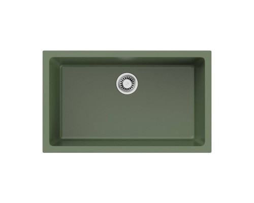 Omoikiri Okinoshima 76-U/I-OL Кухонная мойка Natceramic 76x46 см, цвет: olive 4997147