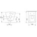 Allen Brau Infinity Чаша для подвесного унитаза 34x53,5x35,5h см, цвет: белый 4.21011.20