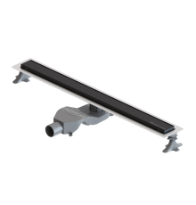 Boheme Premium Linear Душевой лоток 80 см, нержавеющая сталь, цвет: black 982-80-B