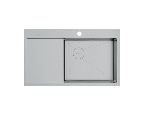 Omoikiri Akisame 86-R Side-IN Кухонная мойка нерж. сталь 86x51 см, цвет: нержавеющая сталь 4997042