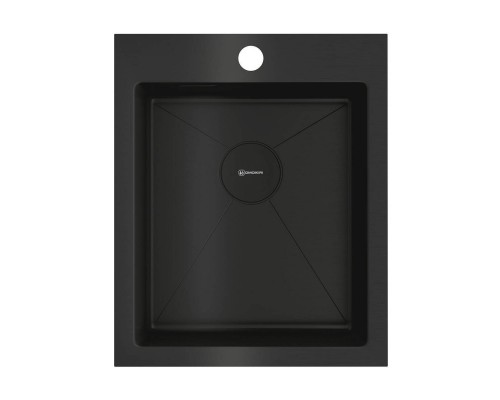 Omoikiri Akisame 41-GB Кухонная мойка нерж. сталь 41x51 см, цвет: графит 4997011