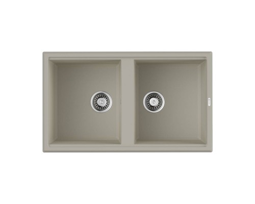 Omoikiri Tedori 86-2-EV Кухонная мойка Tetogranit 86x51 см, цвет: эверест 4993930