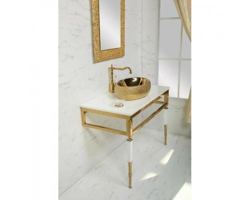Armadi Art Vogue Консоль напольная 98х51х51h см, цвет: золото 890-G