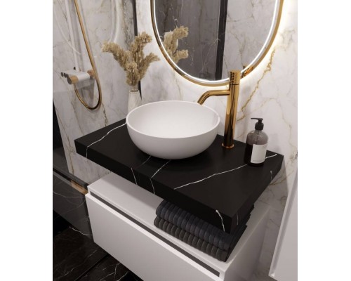 Armadi Art Flat Столешница 81х46х7h см, цвет: nero 869-080-NM Armadi Art Flat Столешница 81х46х7h см, цвет: nero 869-080-NM