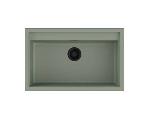 Omoikiri Sintesi 79-WG Кухонная мойка Artceramic 79x50 см, цвет: wind green 4997138