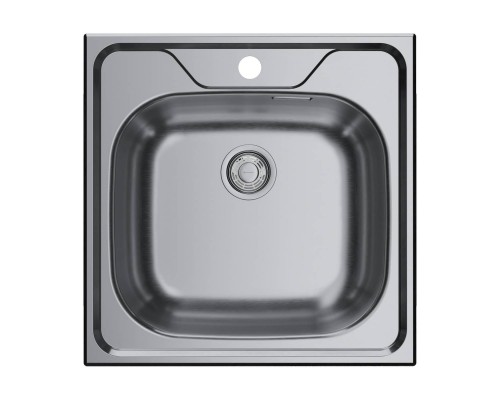 Omoikiri Saru 48-IN Кухонная мойка нерж. сталь 48x48 см, цвет: нержавеющая сталь 4993833