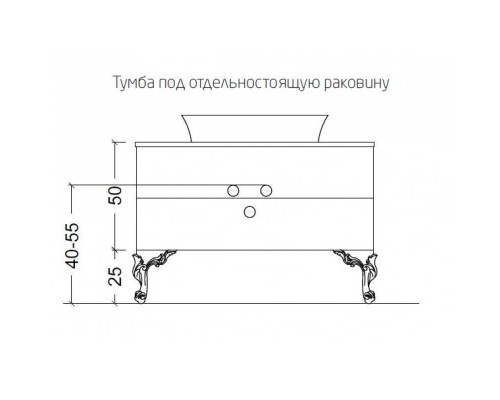 Armadi Art Neoart Тумба подвесная 140х43,5х50h см, цвет: бежевый 831-140-CP Armadi Art Neoart Тумба подвесная 140х43,5х50h см, цвет: бежевый 831-140-CP