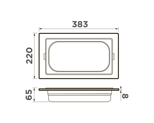 Omoikiri DC-05-1-GB Контейнер нержавеющая сталь цвет: графит 4999091
