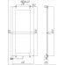 Allen Brau Infinity Полотенцесушитель электрический 44x6,6x100h см, цвет: черный 00305019