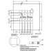 Allen Brau Priority Накладка для сифона 12,7x12,7 см, цвет: серебро 8.310N1-BA