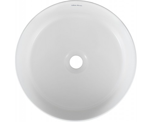 Allen Brau Fantasy Раковина чаша 36x36x12h см без отверстия, цвет: белый  4.11032.21