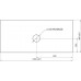 Allen Brau Infinity Столешница 100x46x1h см, цвет: белый 1.21012.ST