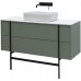 Allen Brau Reality Тумба под раковину 120x46,2x50h см, цвет: олива 1.32008.CGM
