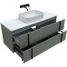 Allen Brau Reality Тумба под раковину 120x46,2x50h см, цвет: олива 1.32008.CGM