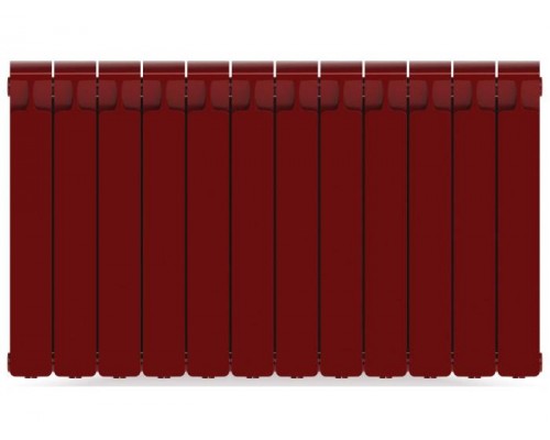 Rifar Monolit 500 12 секций, боковое подключение (бордо)