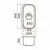 Omoikiri Omi 20-U-IN Кухонная мойка нерж.сталь 20x36,5 см, цвет: нержавеющая сталь 4997022