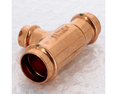 Тройник пресс медь Profipress VIEGA 35x18x22