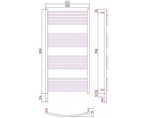 Сунержа Богема 3.0 Полотенцесушитель электрический 60x120h, лев., цвет: белый 12-5802-1260 Сунержа Богема 3.0 Полотенцесушитель электрический 60x120h, лев., цвет: белый 12-5802-1260