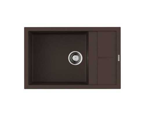 Omoikiri Sumi 78-LB-DC Кухонная мойка Tetogranit 78x50 см, цвет: темный шоколад 4993723