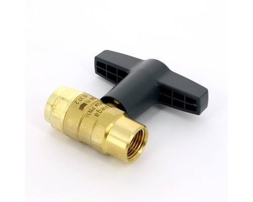 Кран шаровой BB EASYTOP VIEGA 1/2" бронза SC-Contur высокая Т-ручка Кран шаровой BB EASYTOP VIEGA 1/2" бронза SC-Contur высокая Т-ручка