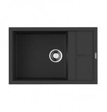Omoikiri Sumi 78-LB-BL Кухонная мойка Tetogranit 78x50 см, цвет: черный 4993719