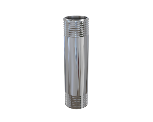Бочонок хром 1/2"x80 нар. - нар. Бочонок хром 1/2"x80 нар. - нар.