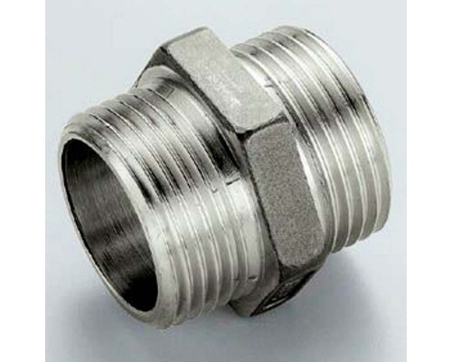 Ниппель НН никелированный TIEMME 1"1/2x1"1/4