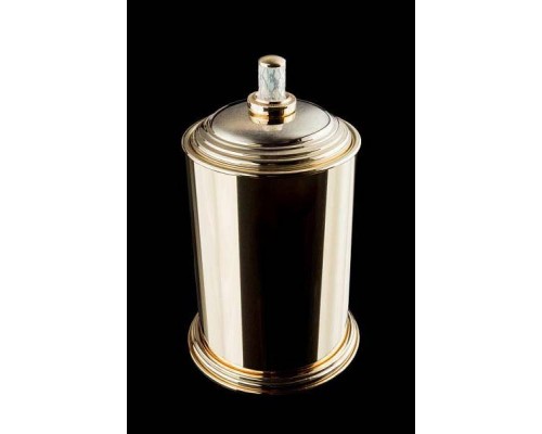 Boheme Murano Cristal Мусорное ведро круглое напольное, цвет: золото 10907-CRST-G
