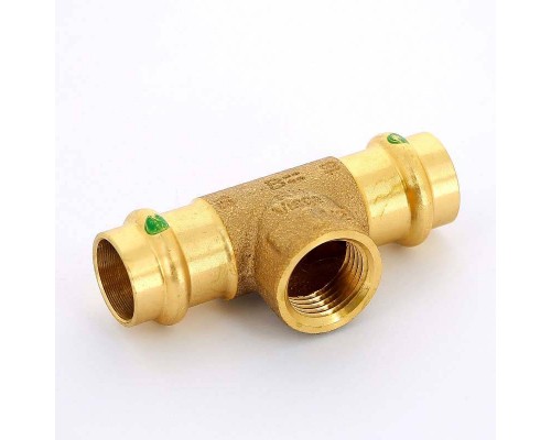 Тройник пресс-В бронза Sanpress VIEGA 18х1/2"х18 Тройник пресс-В бронза Sanpress VIEGA 18х1/2"х18