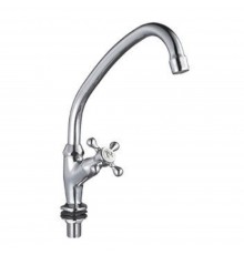 Смеситель МИРАЖ д/кухни 1/2" кер "одна вода" TYE-1095 крест TYK 1014