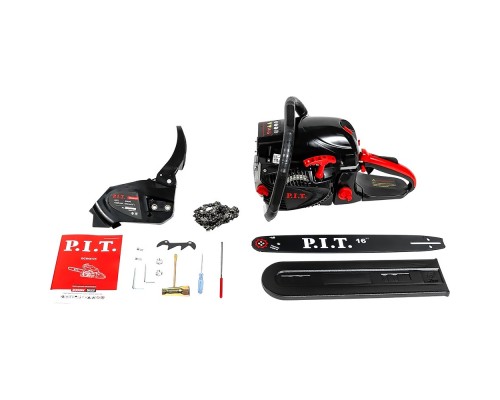 Пила PIT бензиновая GCS45-C4 МАСТЕР(16"400мм,2кВт/2,8л.с,45 см3.,хром.цил.,легк старт,ресурс 2х.)