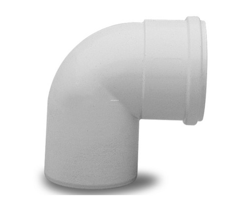 Отвод для раздельных конденсационных дымоходов BAXI гр.87, диам110мм, полипропиленовый