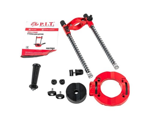 Стойка P.I.T. для дрели P0010002 (диам.крепления 40мм, рег-ка угла и гл.сверления, фикс.глуб.сверлен