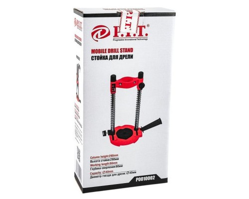 Стойка P.I.T. для дрели P0010002 (диам.крепления 40мм, рег-ка угла и гл.сверления, фикс.глуб.сверлен