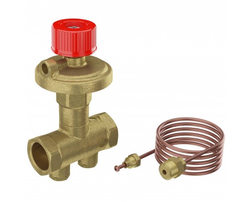 Регулятор Giacomini диффер. давления ВВ 1/2" трубка 1м, 5-30 кПа, R206CY223