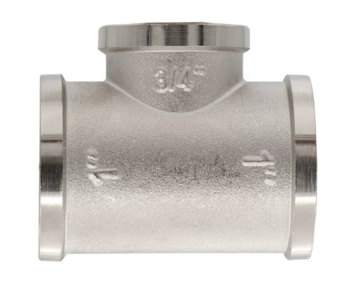 Тройник VIEIR ВВВ 1"х3/4"х1" тяж.никел. TFN545-Z