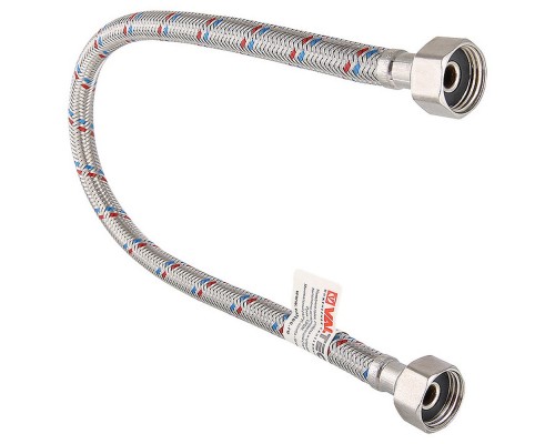 Гибкая подводка для воды ВН Valtec 12мм 1/2" длина 150 см Внутренняя Наружная резьба (Италия)
