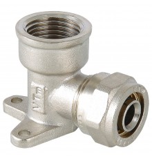 Угольник обжимной с креплением с ВР 20*1/2" внутренняя резьба (Valtec) VTm.354