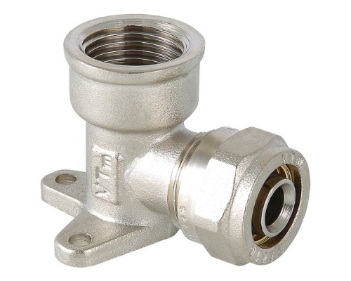 Угольник обжимной с креплением с ВР 20*1/2" внутренняя резьба (Valtec) VTm.354