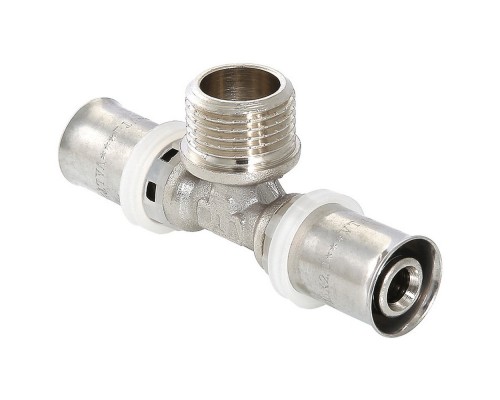 Пресс-тройник с НР 26*1"наружняя резьба (Valtec) VTm.233