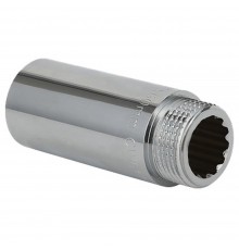 Удлинитель Gappo ВР-НР хромированный 3/4" x 70 мм