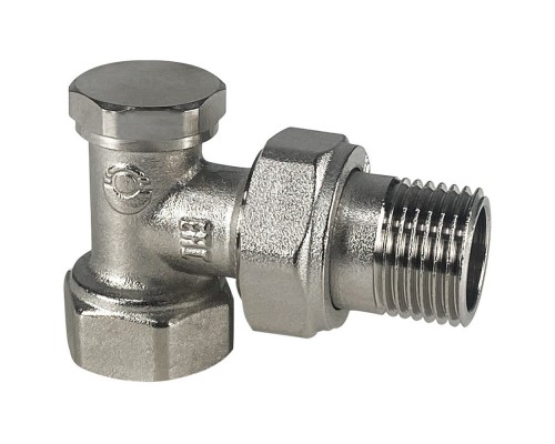 Клапан запорный угловой 1/2" (VALFEX VF.019.N.04)